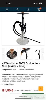 Vodna Fajka KAYA shisha ELOX Carbonia - 4