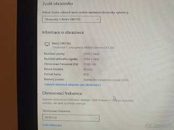Benq 27" 2560x1440 hdmi dp vga dvi - 4
