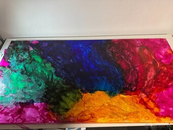 Predám orig. obraz Ja som IronMan: Posledné Lusknutie 140x70 - 4
