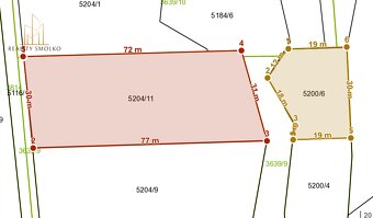 Predaj pozemkov v rekreačnej oblasti Hubková-Humenné. - 4