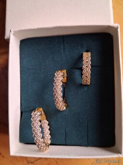 striebro nausnice a prsten - 4