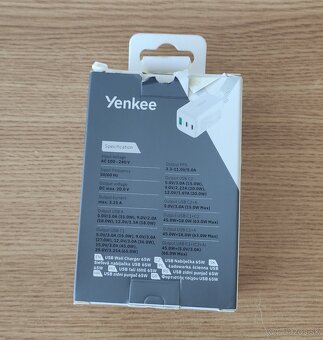 Predám nabíjačku Yenkee 65W - 4