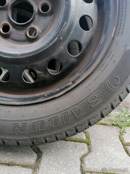 pneumatiky plechové kolesá gumy - 4