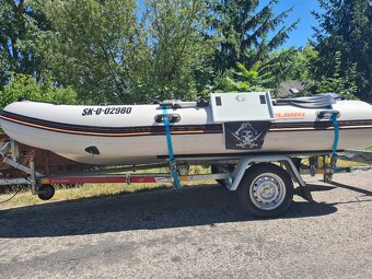 Predám motorový čln kolibri 400 DSL Yamaha 25hp - 4