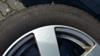 185/60R15 zimné SAVA na hliníkových diskoch - 4
