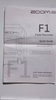 mikrofóny a nahrávanie ZOOM F1, LMF-2, SGH-6 + výbava - 4