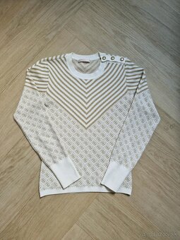 NOVE Guess pleteny monogram sveter XS, S - 4