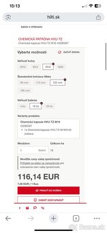 Hilti Chemická kapsula HVU-TZ M16 - 4