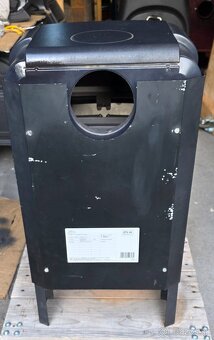 Liatinové kachle Jotul F 220 modročierný smalt - 4