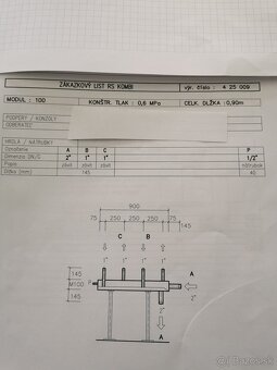 Združený rozdeľovač a zberač Racen RS M100 - 4