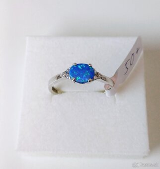 Krasne strieborne prstene s opalom - 4