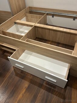 Postel 140x200 s roštami - 4