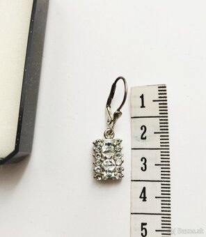 strieborné náušnice (Ag 925) - 4