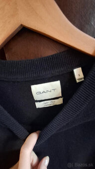 tmavomodrý sveter gant S - 4