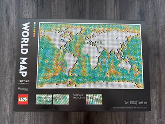 Predám Lego 31203 Mapa sveta, krabica + manuály - 4