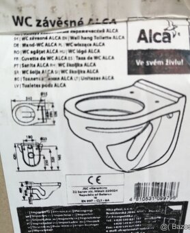 AlcaPlast WC teleso, Misa, tlačítko - 4