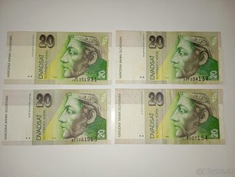 BANKOVKY 20 SVK 1993-2008, RŮZNÉ EMISE - 4
