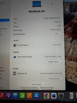 MacBook Air 13” M1 - 4
