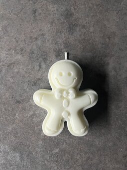 Vianocny pernik sviecka z prirodneho sojoveho vosku - 4