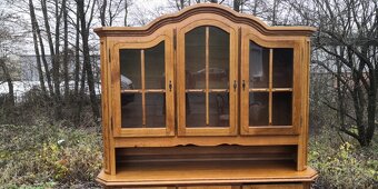 Masivny rustikálny príborník - 4