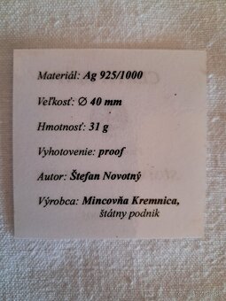 Strieborná minca Bush Putin - 4