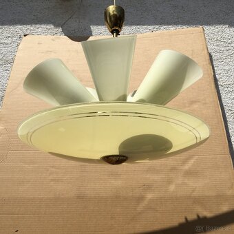 Art Deco Starozitna Lampa Luster Napako 1930 - 4