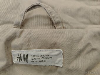Jarná /jesenná ľahká bundička H&M, veľ. 146 - 4