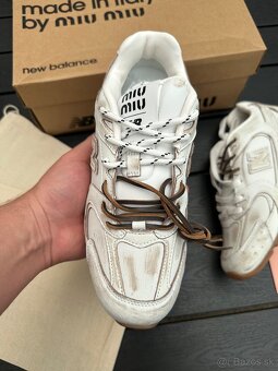 Miu Miu x New Balance Leather tenisky - 4