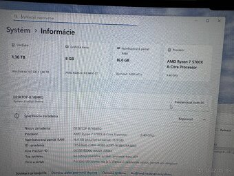 R7 5700X, RX6650XT, 16GB DDR4, 512NVMe, 1TB HDD - 4