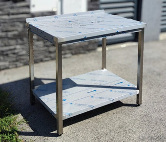 Pracovné stoly, nerezové, kuchynské, gastro, antikorové - 4