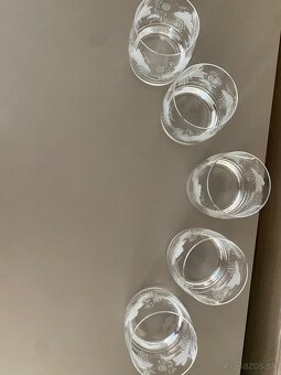 Predám poháre na whisky/ koňak- 5 ks - 4