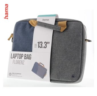 Predám tašku na notebook Hama 13,3" (34 cm), šedá/modrá - 4