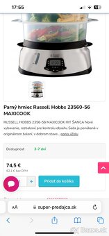 Používaný parný hrniec Russell Hobbs 23560-56 - 4