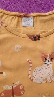 Nádherné bavlnené šaty značky Lindex s mačičkami - 4
