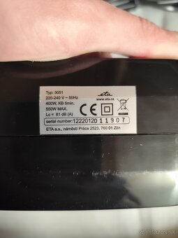 Predám plne funkčný mixér šľahač ETA lento - 4