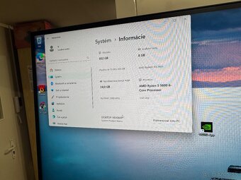 výkonný herný PC – Ryzen 5 5600, RX 7600, 24 GB RAM, 1 TB SS - 4