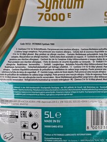 Olej Petronas 7000E 0w40 5litr. - 4