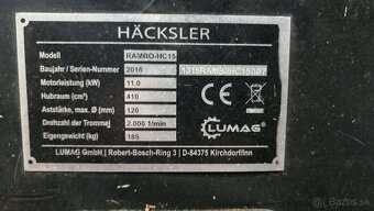 Štiepkovač LUMAG HC15 - 4