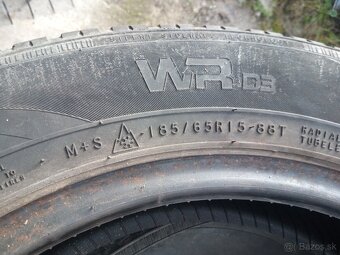 Predám 4ks zimné pneu Nokian 185/65R15 - 4