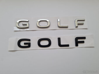 Chrómové a čierne nápisy na kufor VOLKSWAGEN - 4