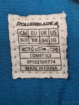 Detské korčule ROLLERBLADE nastaviteľné veľ. 32-37 - 4