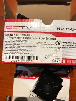 Pico micro kamera Lan + vidio signál - 4