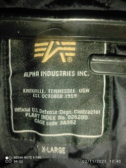 ALPHA industries BOMBER RETRO USA TOP - 4