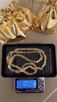 Zlata retiazka kralovsky vzor 14k 585/1000 105g - 4
