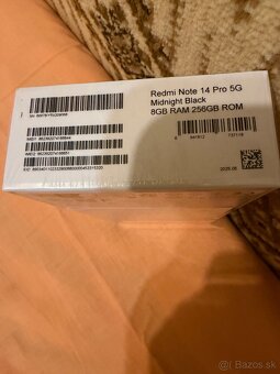 Predam Xiaomi REDMI NOTE 14 Pro 5G 8GB RAM 256GB ROM Black. - 4