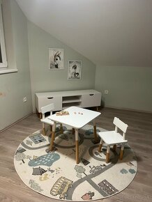 Detsky škandinávsky stolík + koberec - 4