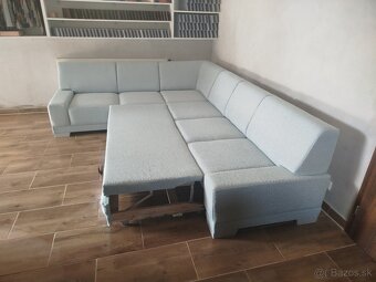 Čisto nová sedacia súprava s rozkladaním na spanie - 4