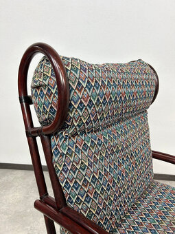 Masívne kreslo ušiak s podnožou Gervasoni Italy - 4