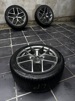 alu disky BORBET Y Titan Matt + zimné pneumatiky - 4
