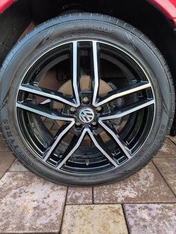 P: elektrony DEZENT TR BLACK POLISHED 5x100 r17, TOP STAV - 4